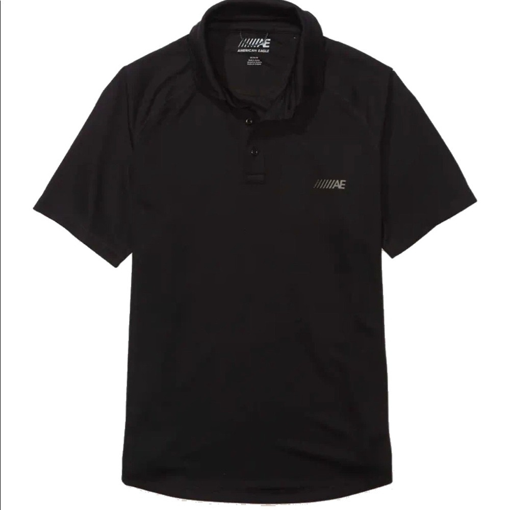 American Eagle Black Polo